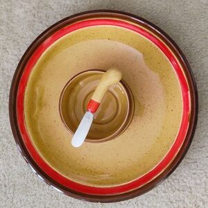 Vintage MCM Georges Briard Chip Dip Spread Tray Platter 1960s like Brand New